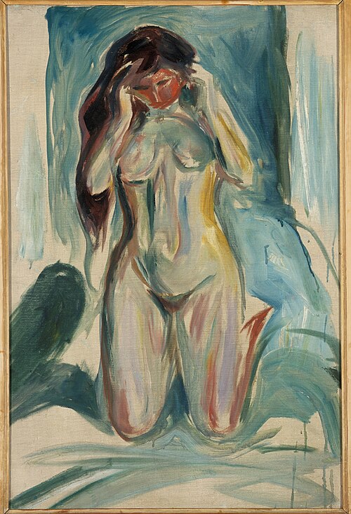 Nu agenouillé, 1922, Edvard Munch