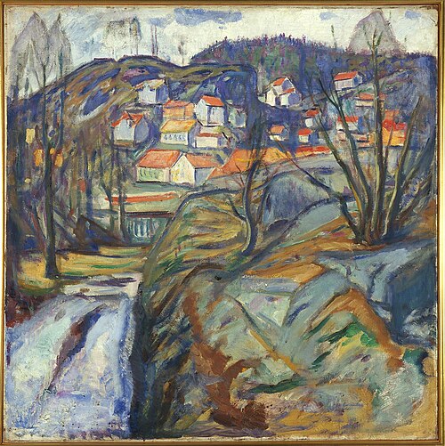 Kragerø au printemps, 1912, Edvard Munch