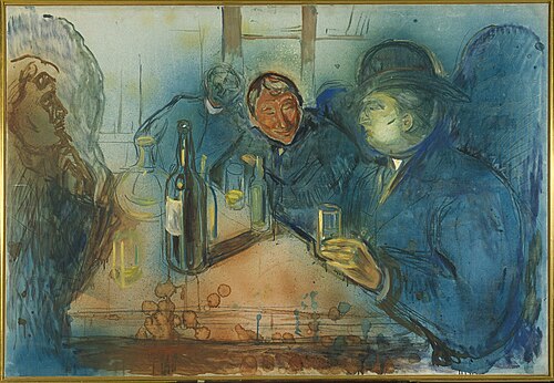 Bohémiens de Kristiania, 1907, Edvard Munch