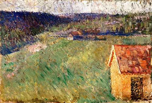 Paysage, 1890, Edvard Munch