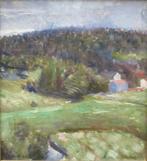 Paysage, 1890, Edvard Munch