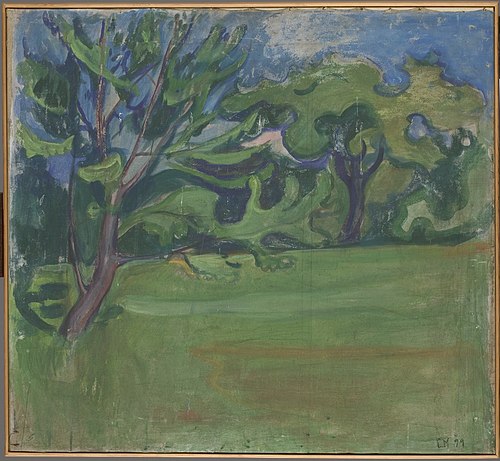 Paysage, 1899, Edvard Munch