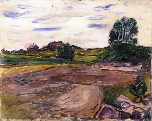 Paysage, 1904, Edvard Munch