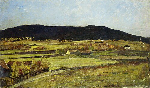 Paysage d'Asker, 1883, Edvard Munch
