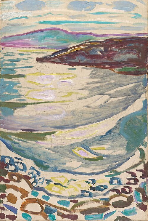 Paysage de Hvitsten, 1918, Edvard Munch