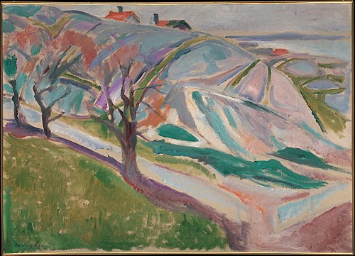 Paysage de Kragerø, 1912, Edvard Munch