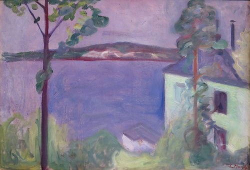 Paysage au clair de lune, 1891, Edvard Munch