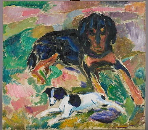 Grand et Petit Chiens, 1911, Edvard Munch