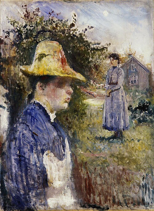 Laura et Inger au soleil d'été, 1888, Edvard Munch