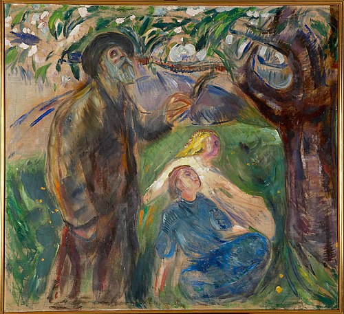 Vie: partie gauche, 1910, Edvard Munch