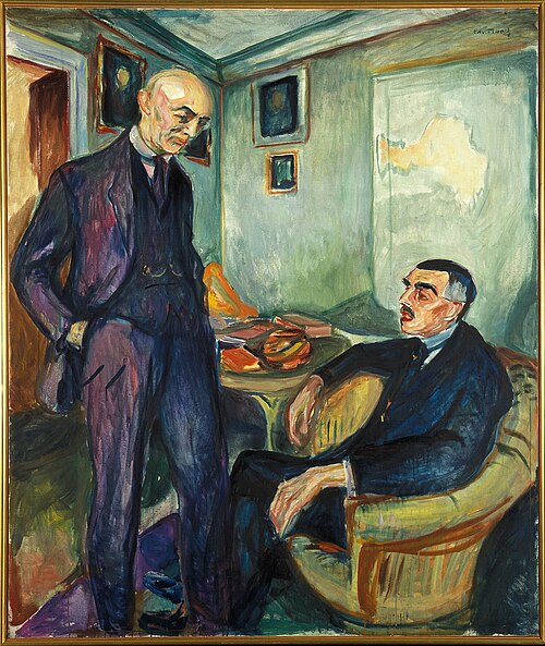 Lucien Dedichen et Jappe Nilssen, 1925, Edvard Munch