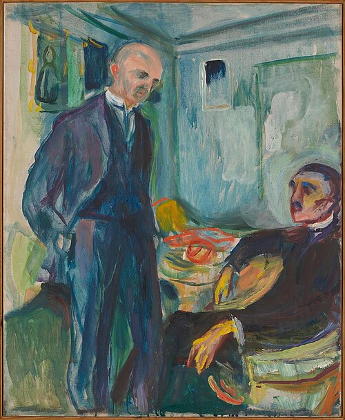 Lucien Dedichen et Jappe Nilssen, 1925, Edvard Munch