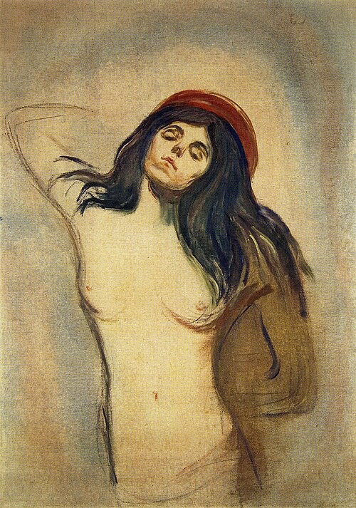 La Madonne, 1895, Edvard Munch