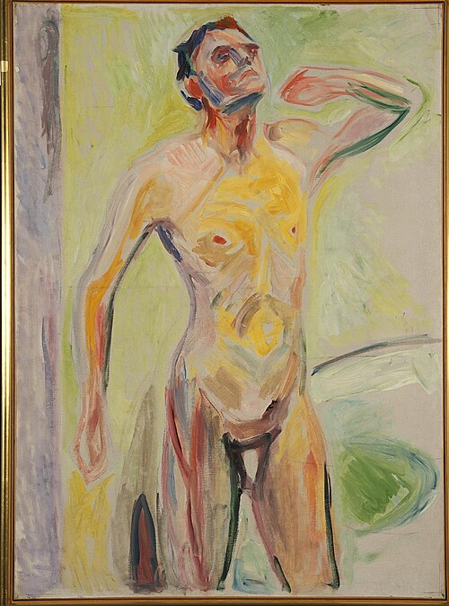 Nu masculin, 1915, Edvard Munch