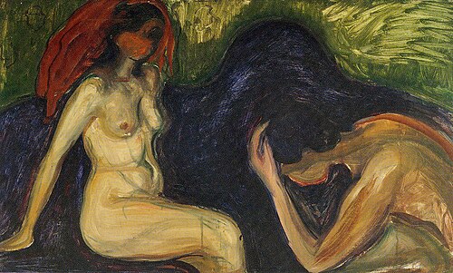 Homme et Femme, 1898, Edvard Munch