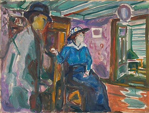 Homme et Femme, 1913, Edvard Munch