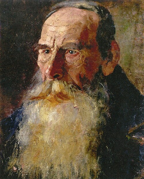 Tête d'homme barbu, 1882, Edvard Munch
