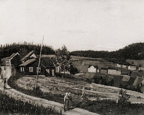 Maridalsveien à Nydalen, 1881, Edvard Munch