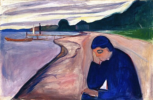 Mélancolie, 1893, Edvard Munch