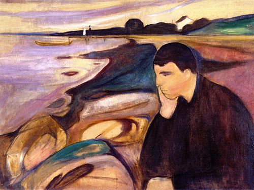 Mélancolie, 1894, Edvard Munch