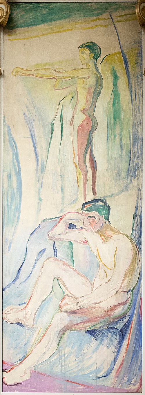 Hommes tournés vers le soleil, 1914, Edvard Munch