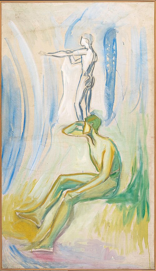 Hommes se tournant vers le soleil, 1911, Edvard Munch