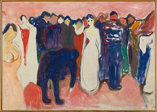 Joyeuse Compagnie, 1903, Edvard Munch