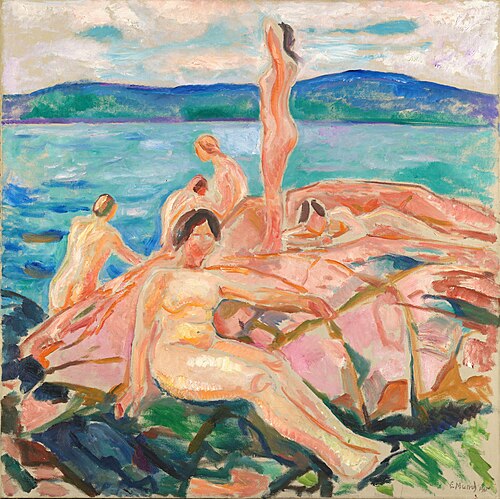 Milieu de l'été, 1915, Edvard Munch