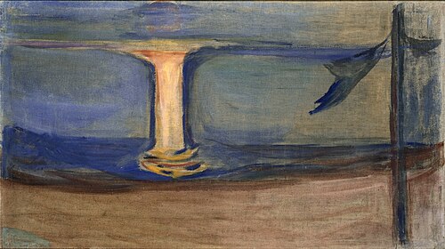 Clair de lune en mer (Frise Reinhardt), 1906, Edvard Munch