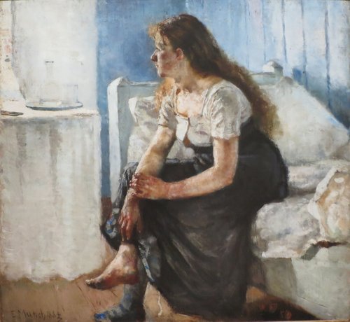 Matin, 1884, Edvard Munch