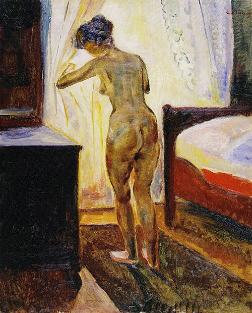 Matin. Nu à la fenêtre, 1902, Edvard Munch