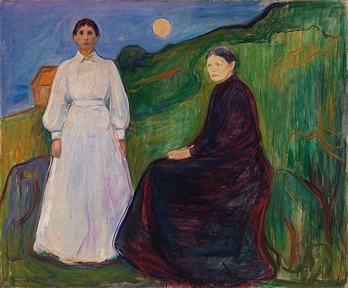 Mère et Fille, 1897, Edvard Munch