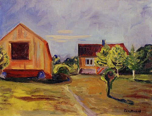 maison et studio de Munch à Åsgardstrand, 1899, Edvard Munch