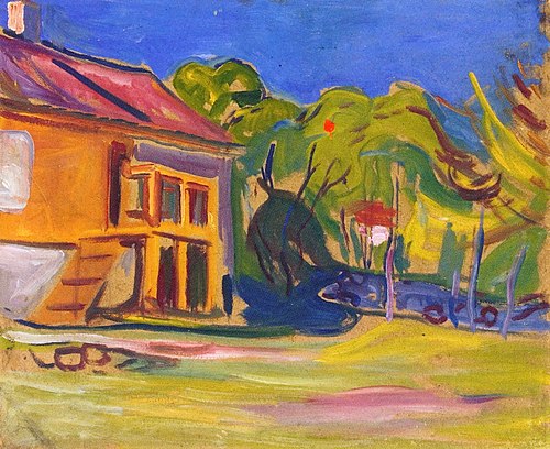 Munch's Maison à Åsgardstrand, 1899, Edvard Munch