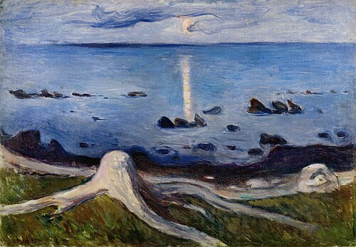 Mistère sur la berge, 1892, Edvard Munch