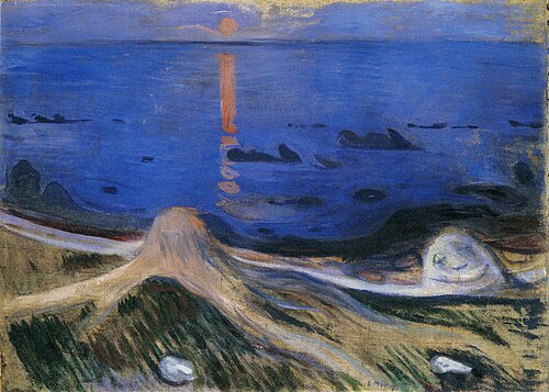 Mistère sur la berge, 1892, Edvard Munch