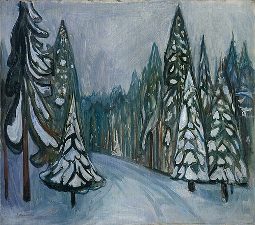 Nouvelle Neige, 1900, Edvard Munch