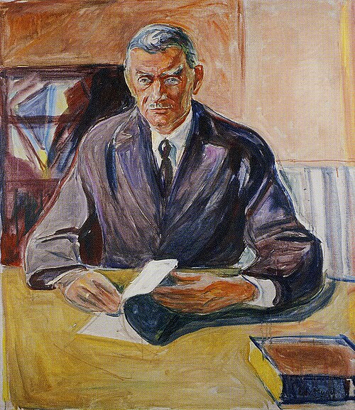 Nicolai Rygg, 1938, Edvard Munch