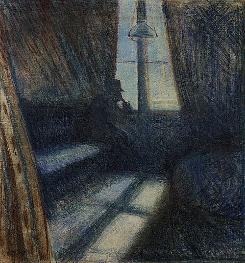 Nuit à Saint-Cloud, 1892, Edvard Munch