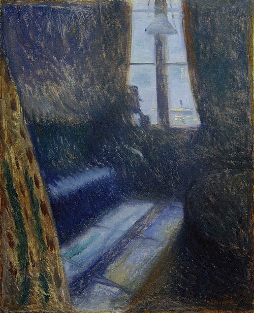 Nuit à Saint-Cloud, 1893, Edvard Munch