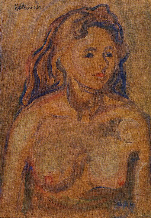 Nu, 1898, Edvard Munch