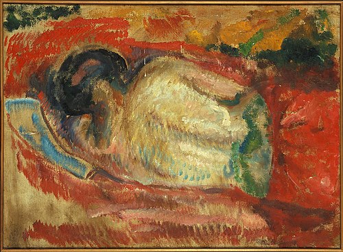 Nu feminin de dos, 1917, Edvard Munch