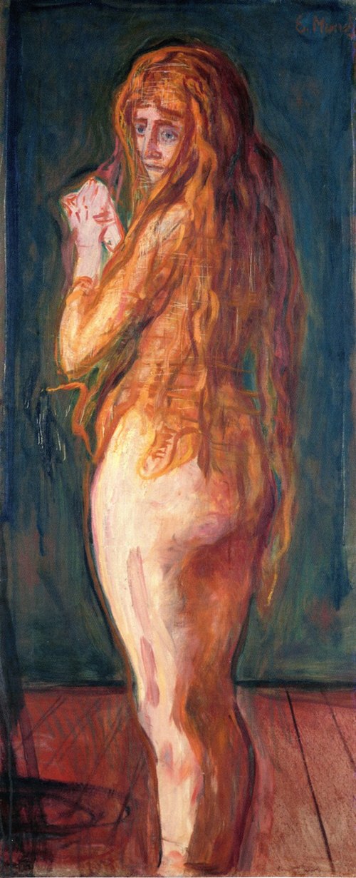 Nu aux longs cheveux roux, 1902, Edvard Munch