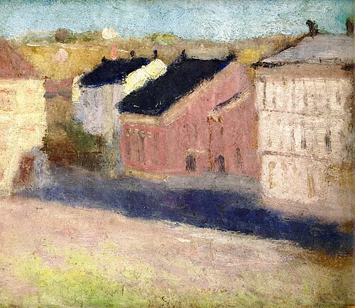 Place Olaf Rye vers le Sud-Est, 1882, Edvard Munch