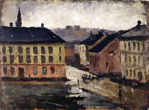 Place Olaf Rye vers le Sud-Est, 1882, Edvard Munch