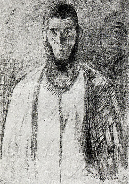 Vieux Pêcheur, 1891, Edvard Munch