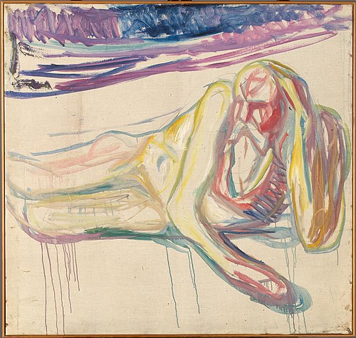 Vieil Homme, 1908, Edvard Munch