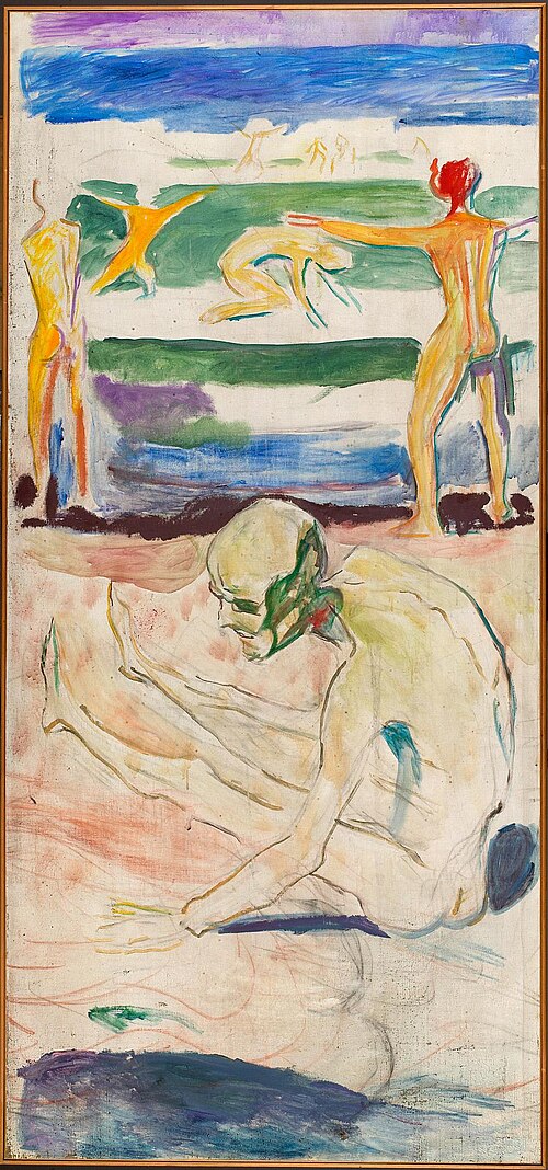 Vieil Homme, 1908, Edvard Munch