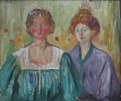 Olga et Rosa Meissner, 1907, Edvard Munch