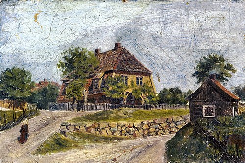 Øvre Foss, 1880, Edvard Munch